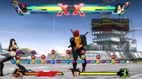 UMvC3 Deadpool Corner 699K 2 Bar BnB