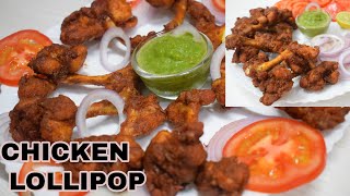 WORLD FAMOUS CHICKEN LOLLIPOP|| Easy & Tasty Starter Recipe||Lollipop Recipe By Tasty Kitchen Point