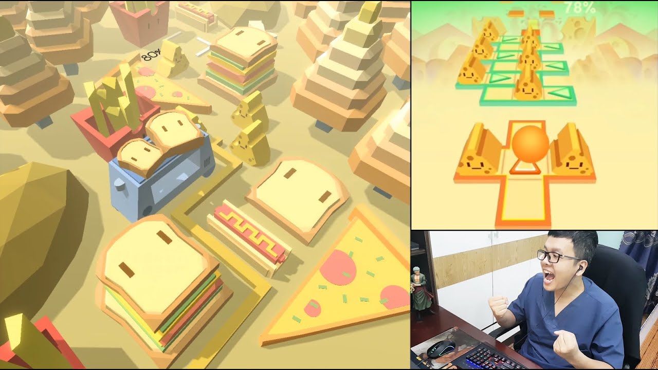 Dancing Line VS Rolling Sky - The Delicacy Temptation