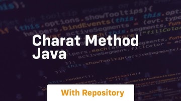 charat method java