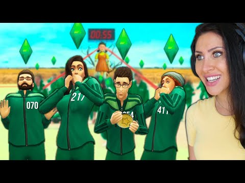 Ich zwinge die Sims in allen 6 Squid Games um ihr Leben zu spielen! Sims 4