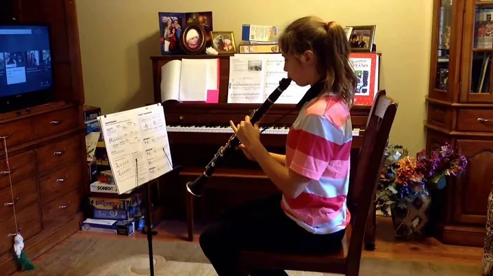 Emily Capps first song on the clarinet