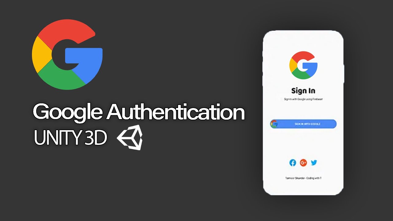 Google Authentication In Unity 3D (Tutorial) - YouTube