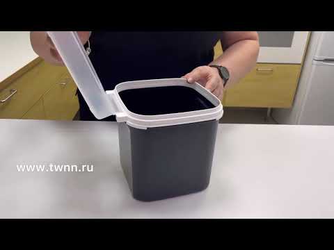 Удобный контейнер для хранения муки и не только. Контейнер Гранд Tupperware 4 л