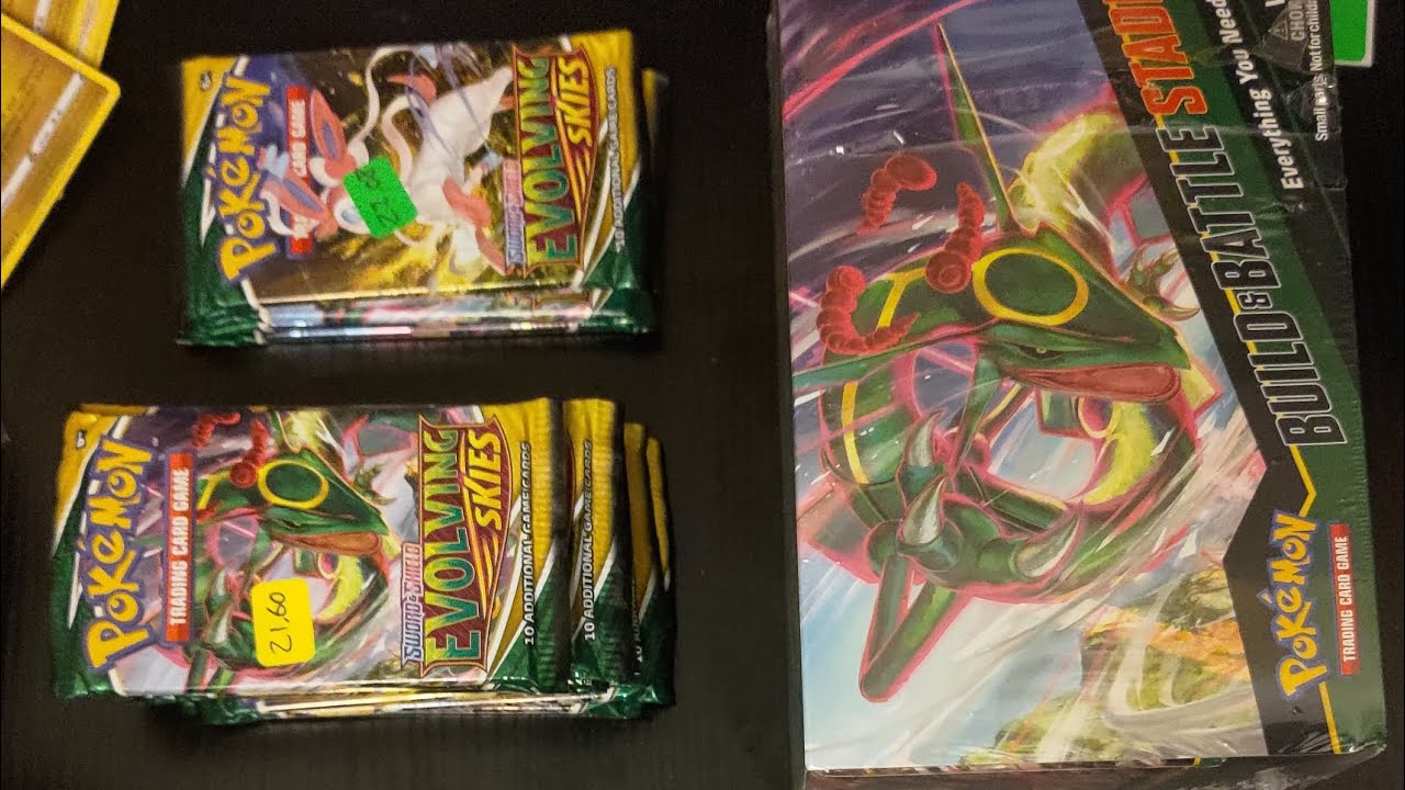 Pokemon Evolving skies weighing packs does it effect the weight if you