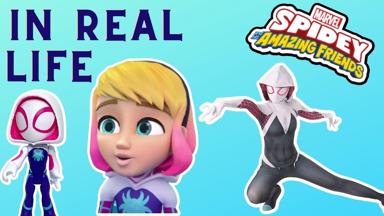 Spidey and His Amazing Friends in Real Life | Comparing Spidey Toys to ...