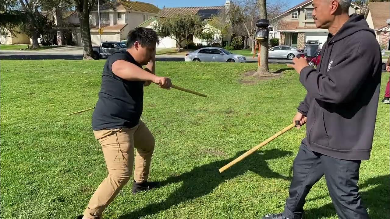 Stockton MultiStyle Escrima Abanico Demonstration by Maestro June