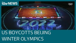 US announces diplomatic boycott of 2022 Beijing Winter Olympics | ITV News