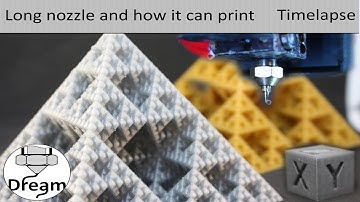 Long nozzle and how it can print | OCTOLAPSE | 3D Prints TimeLapse