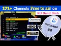 New Free channels Start on KU Band satellite at 128E laosat1