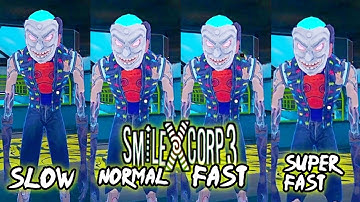 Smiling X Corp 3 Official Chase Music In Slow Speed , Normal Speed , Fast Speed , Superfast Speed