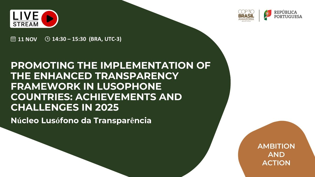 Promoting the Implementation of the Enhanced Transparency Framework in Lusophone Countries: Achievem