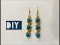 TUTORAL - COMO HACER ARETES RAPIDO Y FACIL /  DIY  / HOW TO MAKE EARRNGS FAST AND EASY