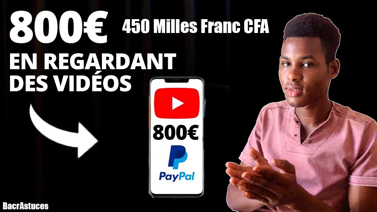 GAGNER 800$ EN REGARDANT DES VIDÉOS YOUTUBE (GRATUITEMENT) | ARGENT
