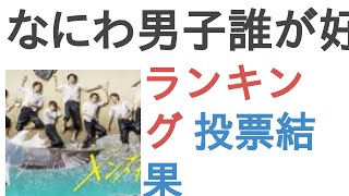 なにわ男子誰が好き？【ランキング】