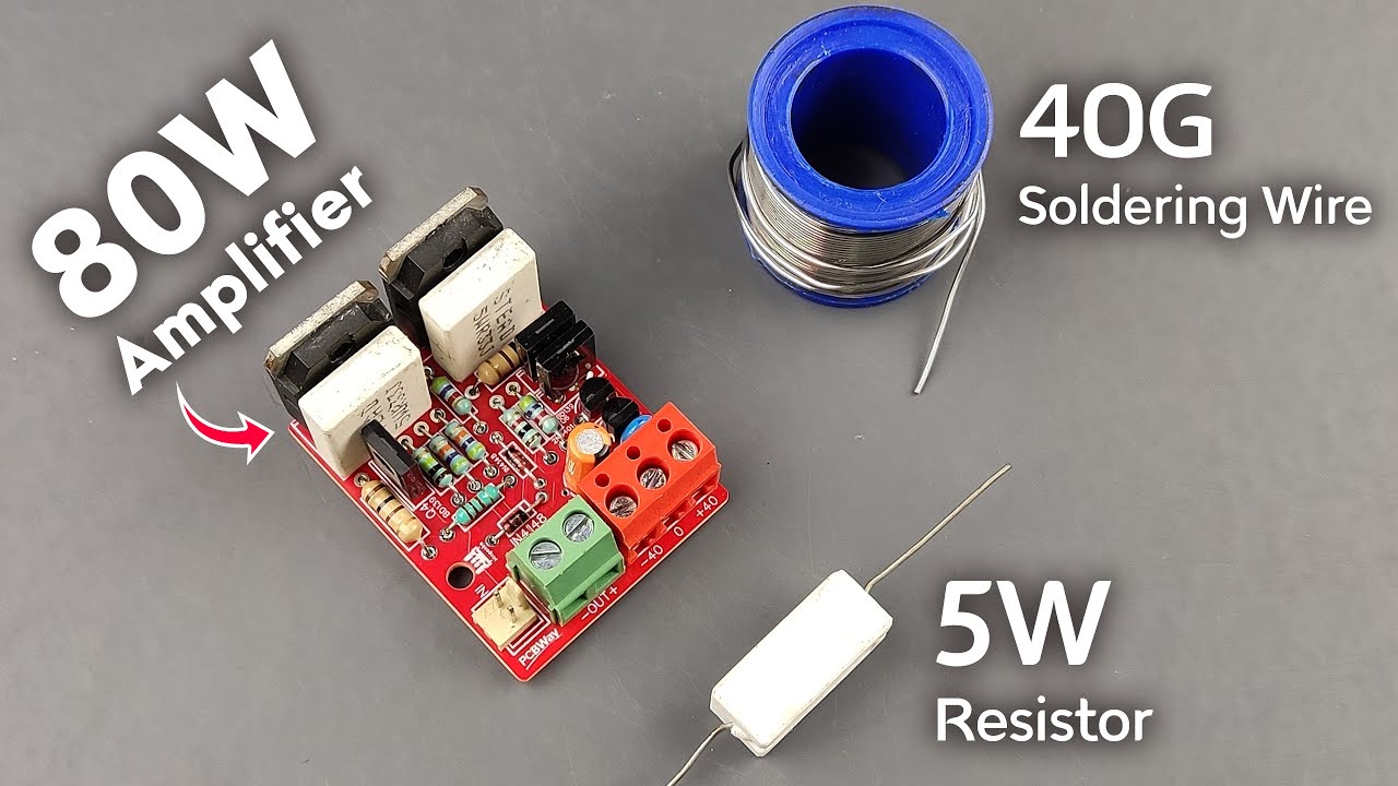 Super Compact 😱 80W Class AB Amplifier - YouTube