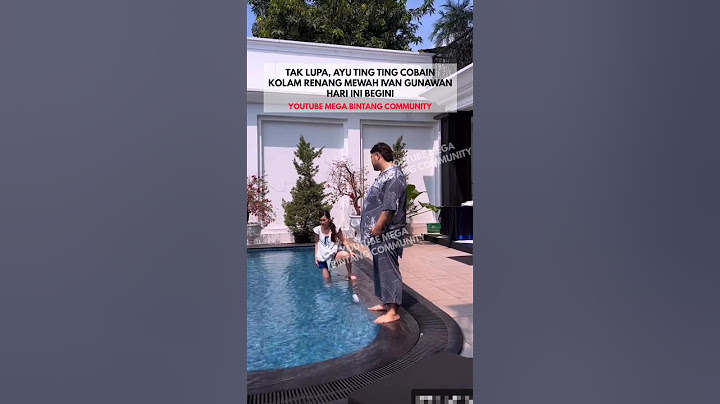 Ayu Ting Ting Nyemplung ke Kolam Ivan Gunawan #ivangunawan #ayutingting