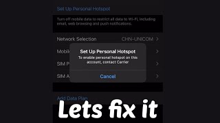 How to enable Hotspot on IPHONE 6, 7, 8, X, 11, 12, 13, 14, 15 Series just in 2Min