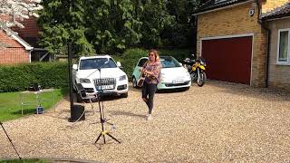Millie Jane Franks performs Fix You Cover by Coldplay LIVE at her 'Front Door Lockdown Concert'