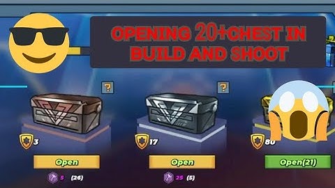Opening 20+ Chest in Build and Shoot😂😎✌️