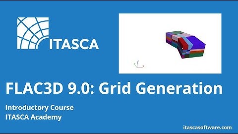 FLAC3D 9.0 Grid Generation and Sketch Tools Tutorial | Create and Edit Model Geometry