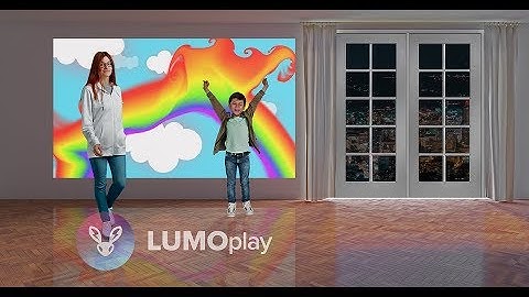 Magic Rainbow - interactive wall projector effect from LUMOplay