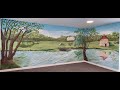 Furtho Manor Farm mural painting timelapse