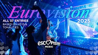 All 37 Entries | Based on Keys & Tonalities | Eurovision 2025