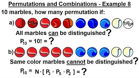 Probability & Statistics (43 of 62) Permutations and Combinations - Example 8