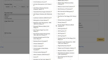 Searching Multiple EBSCO Databases
