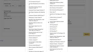 Searching Multiple EBSCO Databases