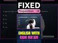 Fixed Preposition - 19 | English With Rani Ma'am