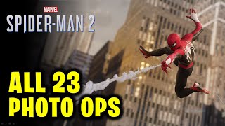Famous All 23 Photo Ops Location | Spider-Man 2 Profile