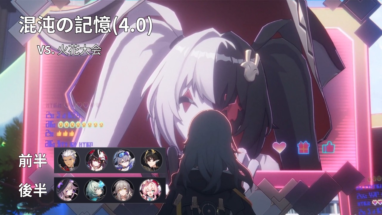 【崩壊スターレイル4.0】　VS 火花大会　混沌の記憶（12層） 3星クリア（アーチャー、マダムヘルタ）