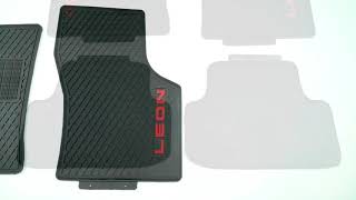 FLOOR MATS SEAT LEON 2012+ / DYWANIKI SAMOCHODOWE SEAT LEON 2012+