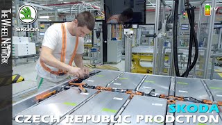 Skoda EV Battery Production in the Czech Republic - 2022 Skoda Enyaq iV Assembly at Mladá Boleslav