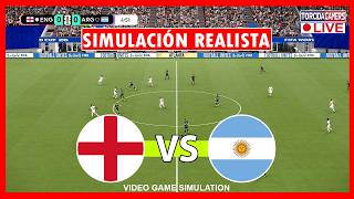 Inglaterra vs Argentina | Mundial 2026 - Semifinal | eFootball PES 2021 Simulación
