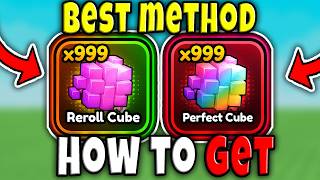How to GET REROLL CUBE & PERFECT CUBE FAST in ANIME SQUADRON Roblox