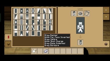 How to make the SKELETON banner in MINECRAFT
