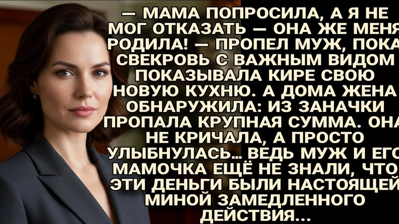 Муж “одолжил” мамины деньги, но не знал, что в них была заложена бомба-сюрприз...