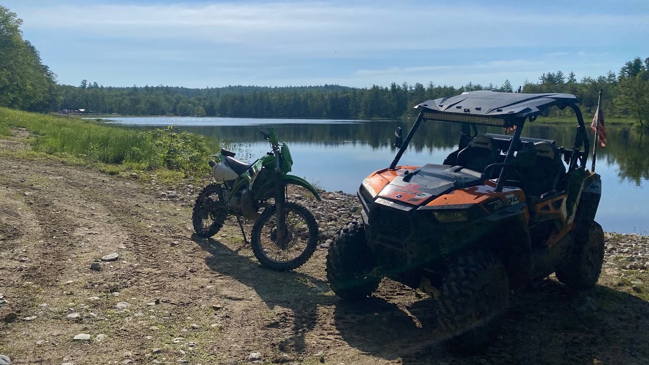 ATV Riding in Baldwin Maine YouTube