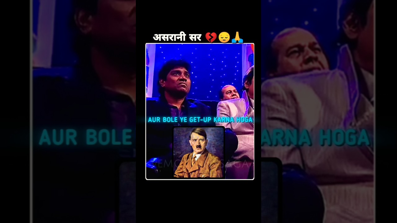 Legendary💯Actor🥺"Asrani" Sir's🙏💔 Iconic 🌟 Character In Sholay Movie😔 