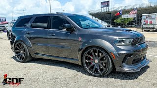 Widebody Hellcat Dodge Durango on Color Matched 24" Forgiato Wheels ‼️