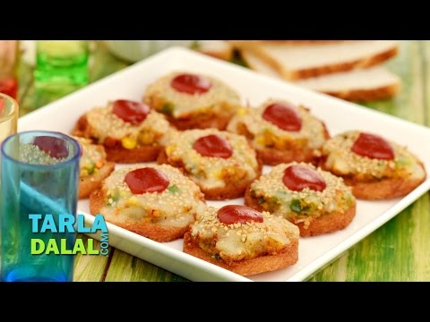 Vegetable Gold Coins Recipe, Chinese Veg Starter by Tarla Dalal