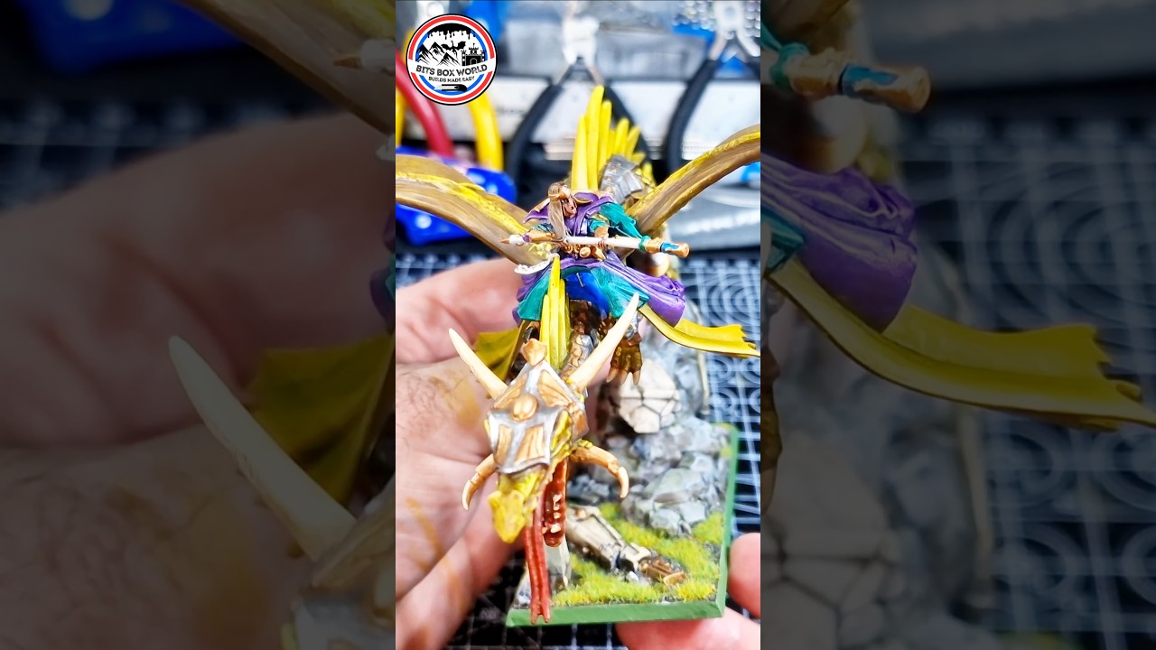 Let's Paint a Star Dragon for High Elves Th Old World 