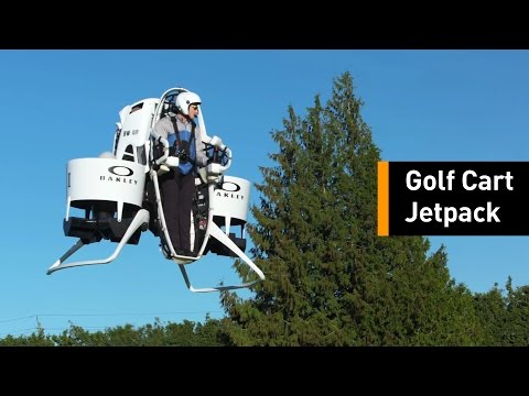 Fly Around Any Course With This Golf Cart Jetpack