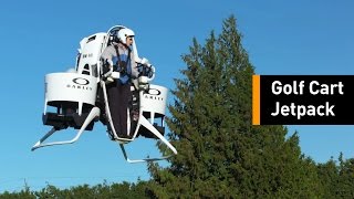 Fly Around Any Course With This Golf Cart Jetpack