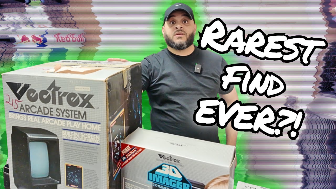 Мы обнаружили киоск Vectrex, где продавались почти все игры.