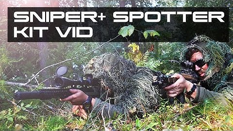 Airsoft Sniper / Spotter Kit Video - Swamp Sniper