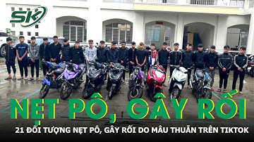 Khởi tố 14 đối tượng nẹt pô, gây rối do mâu thuẫn trên TikTok | SKĐS